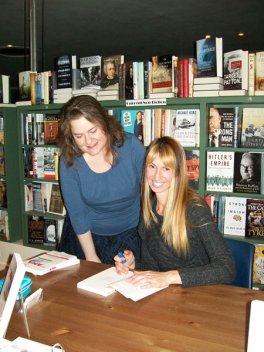 Me signing copies of "Beating Ana" right after it was published. I was totally nervous!! 
